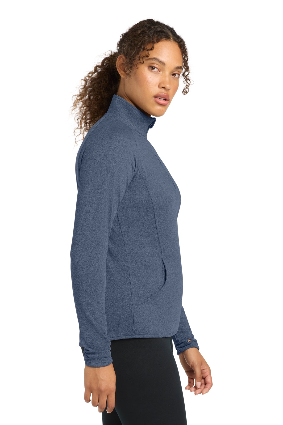 Sport-Tek® Women's Sport-Wick® Stretch 1/4-Zip Pullover
