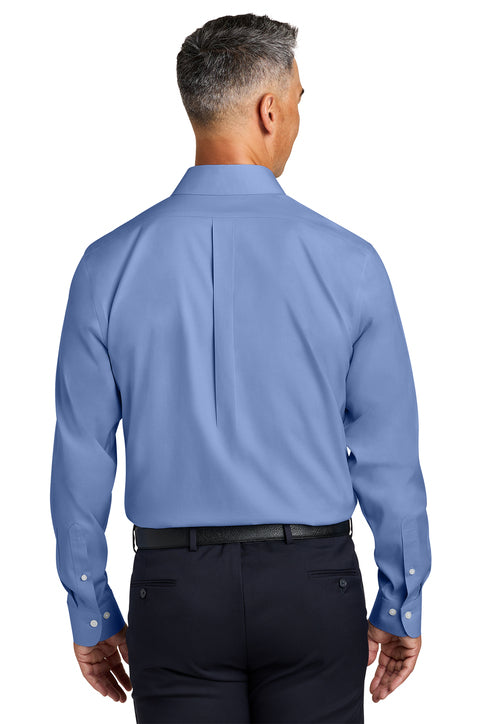 Brooks Brothers® Wrinkle-Free Stretch Pinpoint Spread Collar Shirt