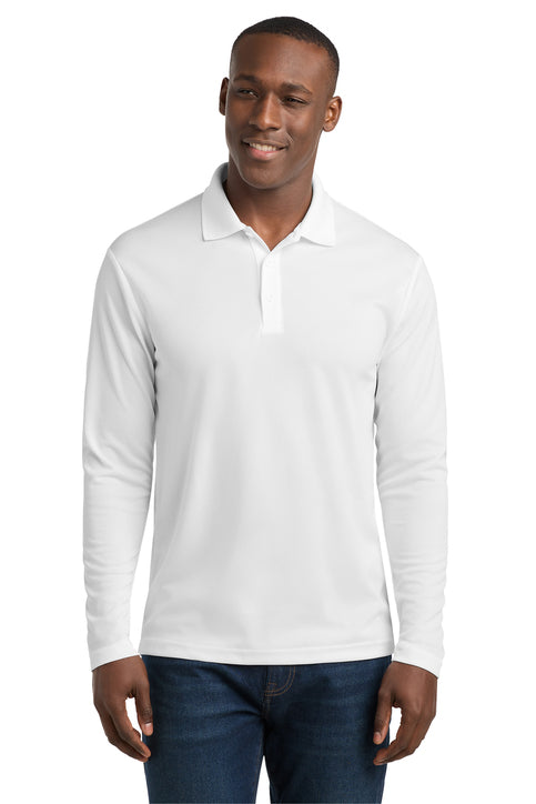 Sport-Tek ® PosiCharge ® RacerMesh ® Long Sleeve Polo