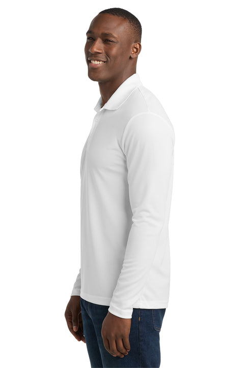 Sport-Tek ® PosiCharge ® RacerMesh ® Long Sleeve Polo