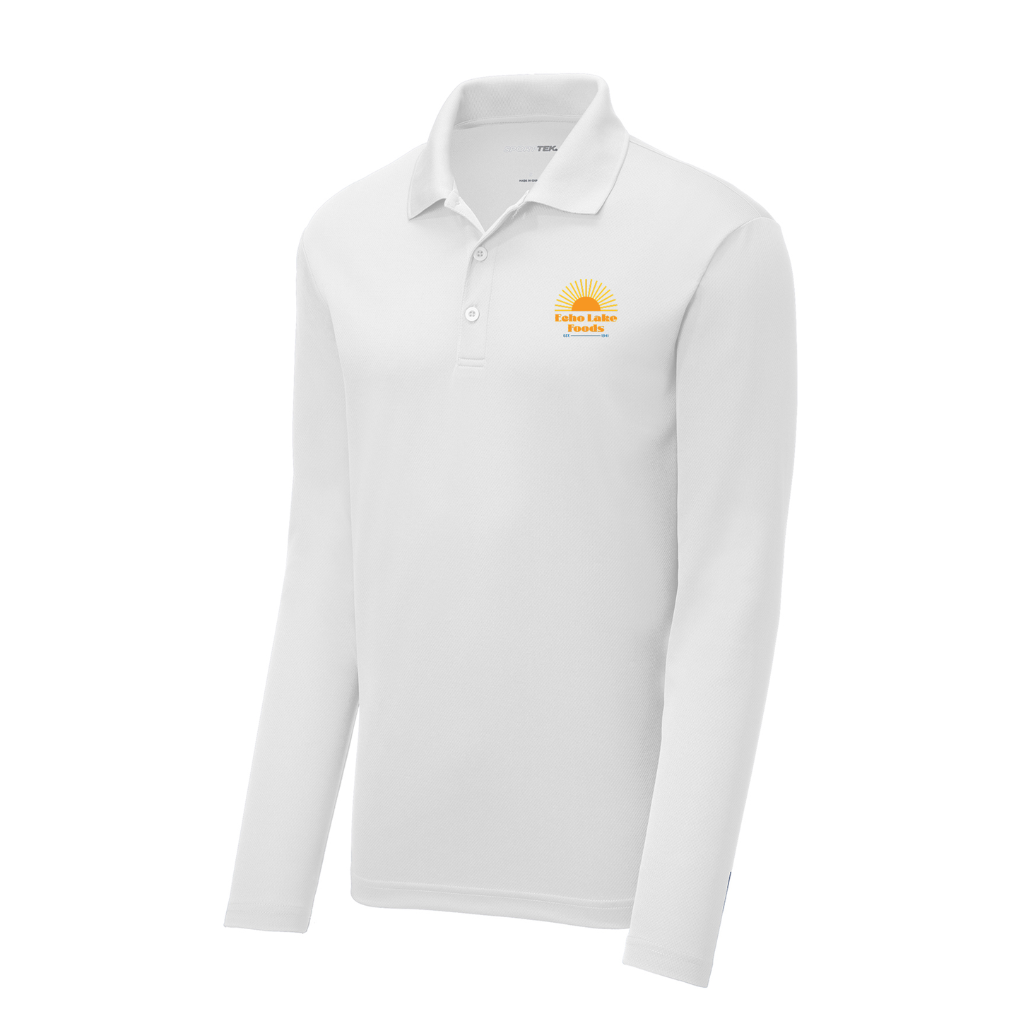 Sport-Tek ® PosiCharge ® RacerMesh ® Long Sleeve Polo