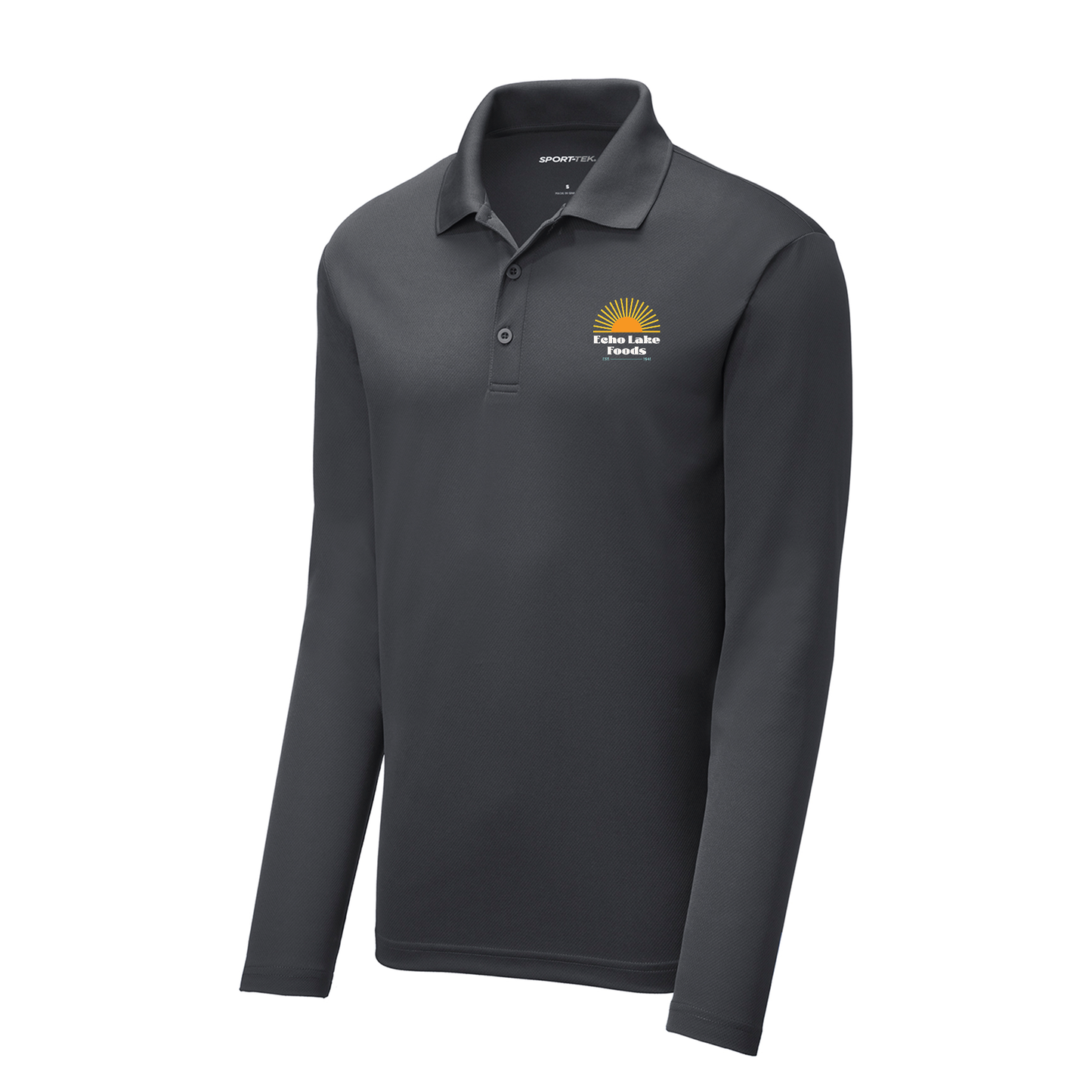 Sport-Tek ® PosiCharge ® RacerMesh ® Long Sleeve Polo
