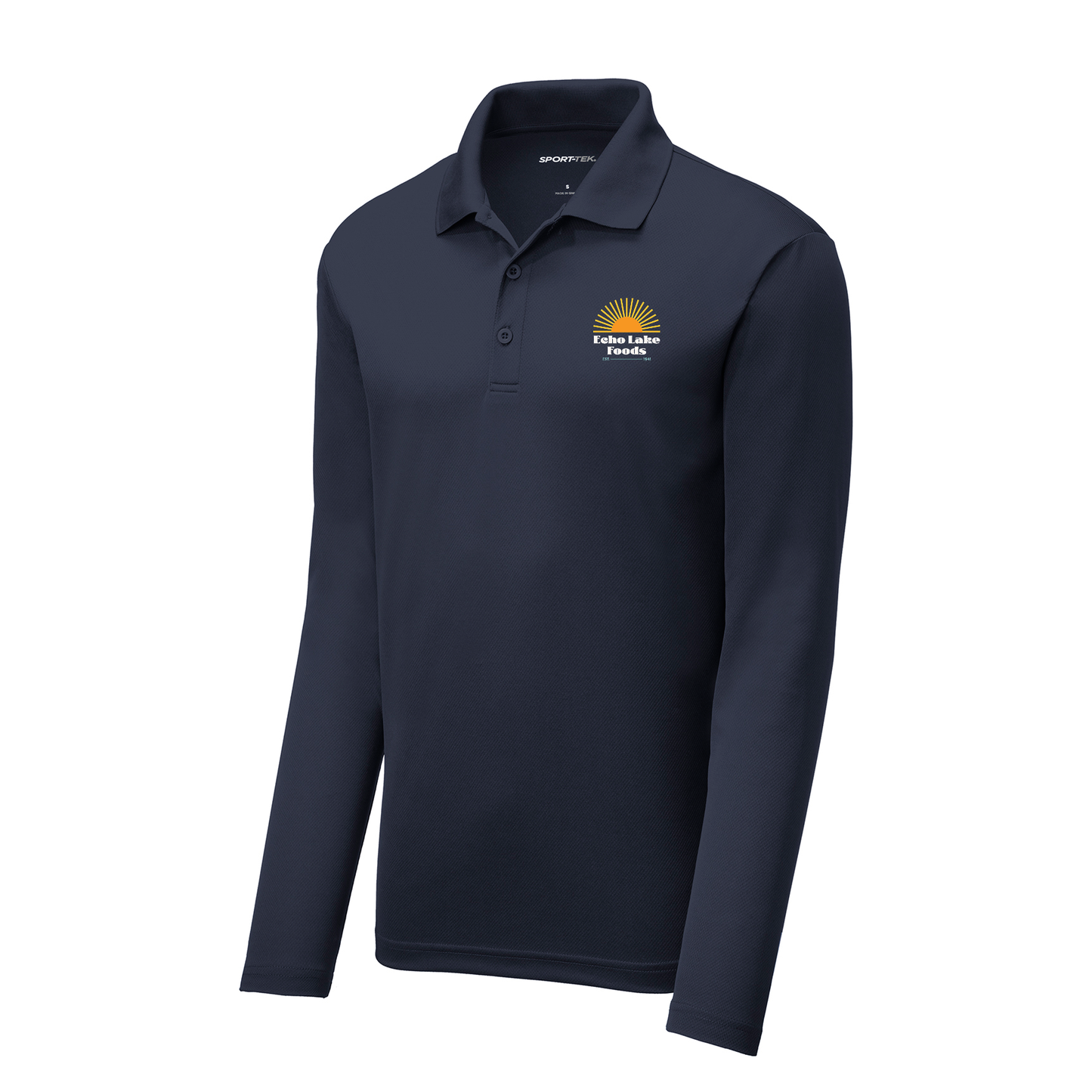 Sport-Tek ® PosiCharge ® RacerMesh ® Long Sleeve Polo