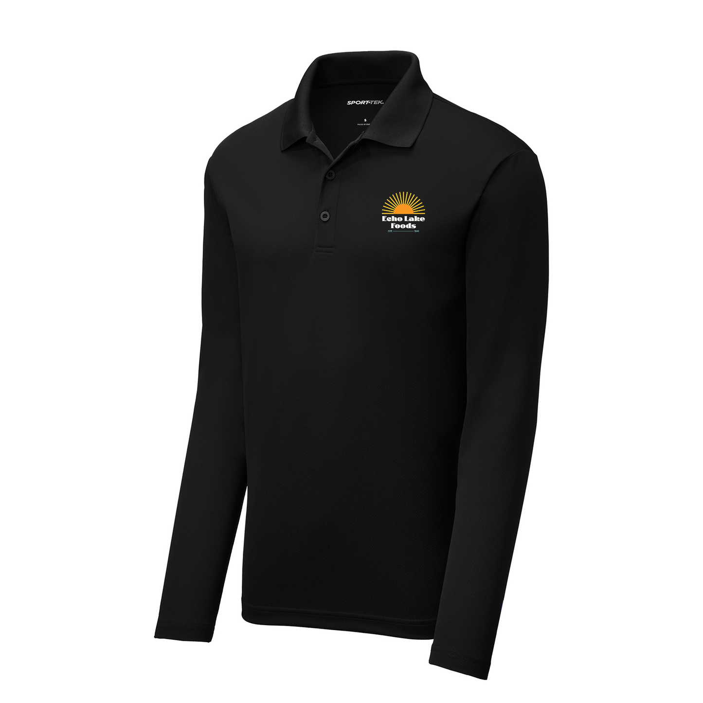 Sport-Tek ® PosiCharge ® RacerMesh ® Long Sleeve Polo