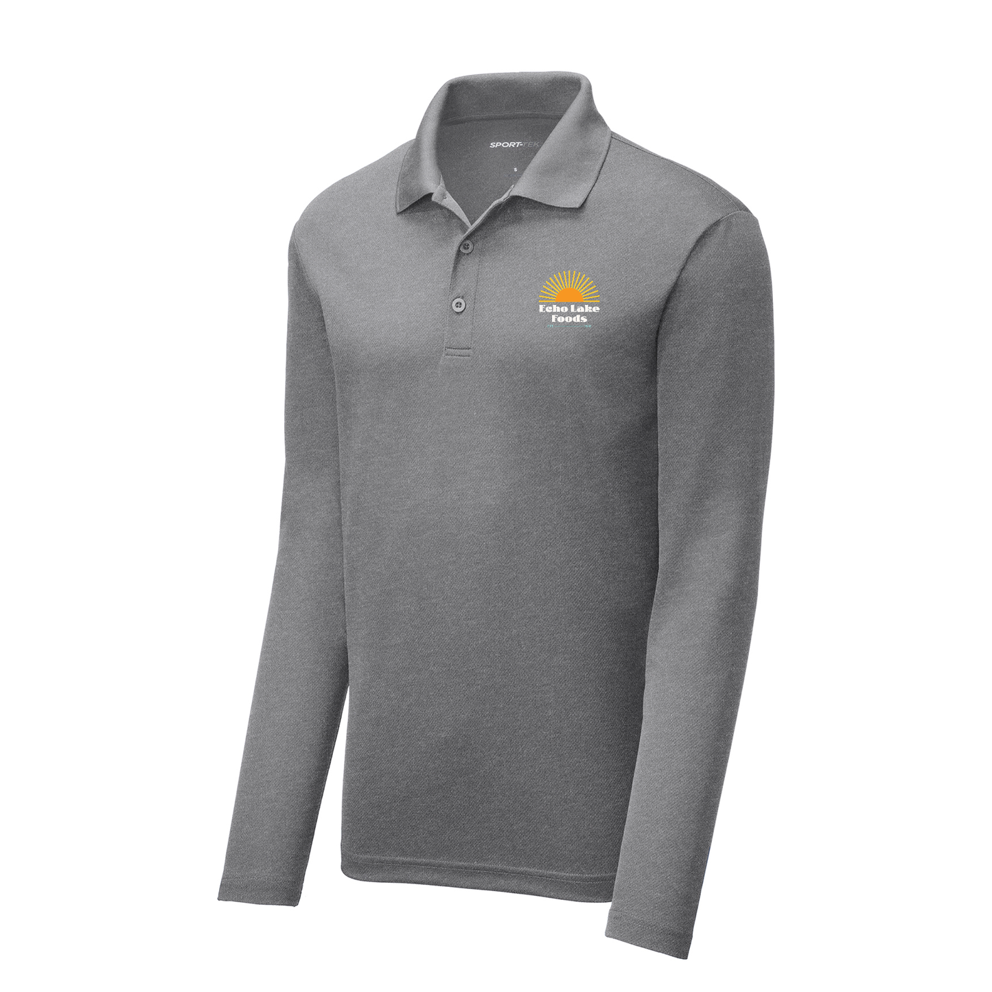 Sport-Tek ® PosiCharge ® RacerMesh ® Long Sleeve Polo